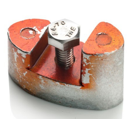 Replacement zinc anode for bow thruster 23 / 50 / 80 kgf and