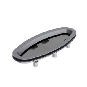 Porthole, aluminum, type PX45, category A3, Incl. mosquito s